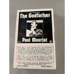 8 Track Tape The Godfather Soundtrack Love Theme Paul Mauriat Very Rare MGM Jazz